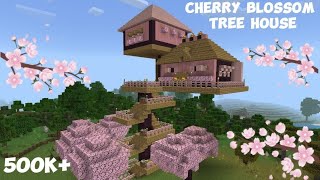 Cherry Blossom Tree House TOUR 🌸 [upl. by Ynnaf]