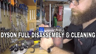 Dyson V6 cleaning and disassembly  How to clean a cordless vacuum [upl. by Allehs937]