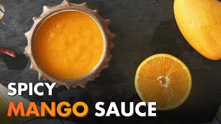 How To Make Delicious Spicy Mango Sauce for Shrimp  Mexican Cooking Academy [upl. by Ecirtnahs875]