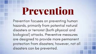 What Are The Five Phases of Emergency Management [upl. by Kei]