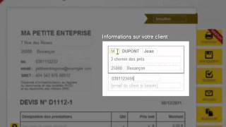 Devis ou Facture AutoEntrepreneur gratuit en 4 minutes [upl. by Kealey]