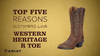 Top 5  Ariat Western R Toe Boot [upl. by Adnole]