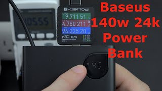 Baseus 140W 24000mAh Power Bank with Smart Digital Display [upl. by Ribal]