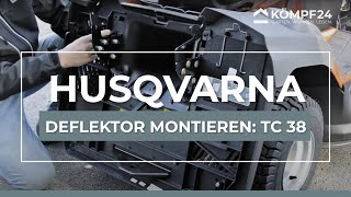 Husqvarna Rasentraktor TC 38 Deflektor montieren [upl. by Arrek649]