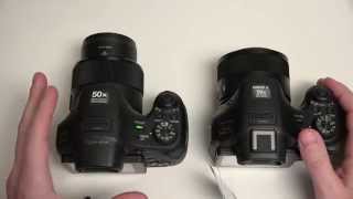 Sony Cybershot HX400V vs HX300 in 4K [upl. by Tnomyar]