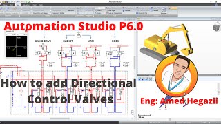 How to Add Directional Control Valve To Automation Studio Pneumatic and Hydraulic [upl. by Apthorp]