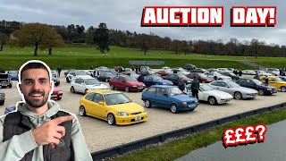 EXPLORING A CLASSIC CAR AUCTION IN WINTER HAMPSON AUCTIONS [upl. by Smitty930]