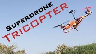 How to Make a TRICOPTER DRONE at Home  Make A DIY Drone [upl. by Htebasil]