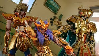 Saint Seiya Stop Motion  激鬥 黃金的小宇宙 前半章  聖鬥士星矢 定格動畫 [upl. by Arracat]