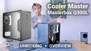 Cooler Master Masterbox Q300L  Unboxing  Overview [upl. by Guenna486]