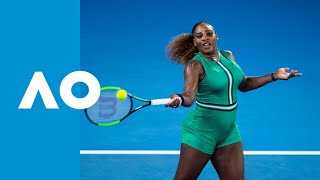 Eugenie Bouchard v Serena Williams match highlights 2R  Australian Open 2019 [upl. by Agneta732]