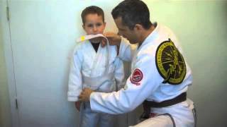 How to Tie your Childs Karate Belt [upl. by Sainana]