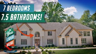 Modern Mansion Tour in Bowie MD  If You Lived Here [upl. by Lahtnero]