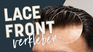 Perfect lace front bonding Making your hair piece look like real hair [upl. by Eartha]