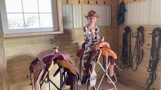 Horse Barn Tack Room Set Up Tour [upl. by Hepsoj]