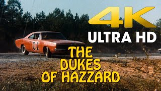 The Dukes of Hazzard TV theme song Waylon Jennings 4K AI remaster [upl. by Anelac]