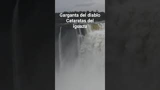 Garganta del diablo en las cataratas del iguazu [upl. by Rolo]