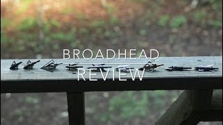 Broadhead Test on 9 different heads Including Rage  G5  Schwaker  Muzzy and more [upl. by Leinahtam794]