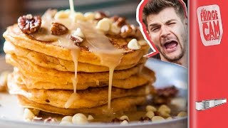 Sweet Potato Pancakes Recipe ft Jim Chapman  Sorted Food [upl. by Haynes]