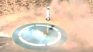 Blue Origins New Shepard launches after astronaut rehearsal nails landings [upl. by Tibold]