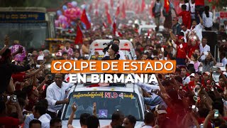 Golpe de estado en Birmania [upl. by Griselda]