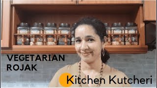 Vegetarian ROJAK Recipe  KITCHEN KUTCHERI [upl. by Nnad]