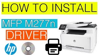 How to install HP Color LaserJet Pro MFP M277n In Computer [upl. by Ahmar]