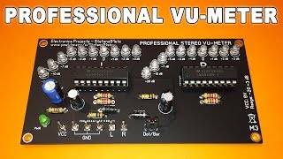 VuMeter Stereo 20 3dB LM3916  PCB TUTORIAL [upl. by Utica398]