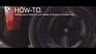 BMW Operating System 8  Download Remote Software Upgrade  BMW HowTo [upl. by Seuqramed]