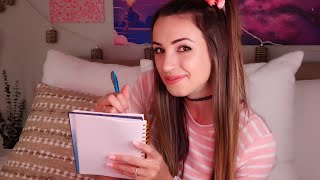 ASMR  Middle School Gossip amp Writing Notes to Our Crushes [upl. by Admana]