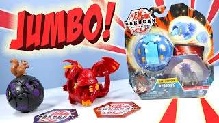 Bakugan Battle Planet Toys Jumbo Deka Dragonoid Hydorous and Nillious Review [upl. by Leyes876]