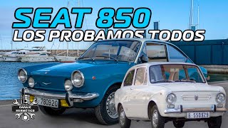 ¡Probamos todos los SEAT 850 [upl. by Hamer]