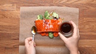 Parchment Baked Salmon 4 Ways [upl. by Quince]