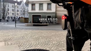 Garmin Varia RTL515 Rearview Radar See and Be Seen [upl. by Nirik155]