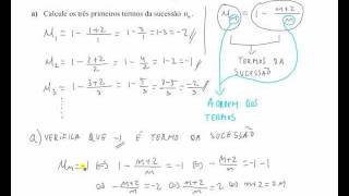 Sucessões Calcular Termos [upl. by Gelhar]