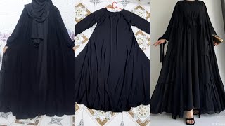 Abaya cutting and stitching abaya borka cutting and stitching abaya borka design [upl. by Rehctelf]