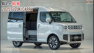 New 2025 Suzuki Carry Minivan Review A Versatile Family Hauler [upl. by Ala]