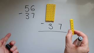 Subtracting integers whole numbers GCSE Maths [upl. by Odin]