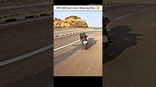 Without rider Moving Bike R15 ghost ridershortsr15ghostridewheelieviral [upl. by Armand]