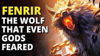 Fenrir the GIANT Wolf Even Gods Feared  Norse Mythology Explained [upl. by Suiluj537]