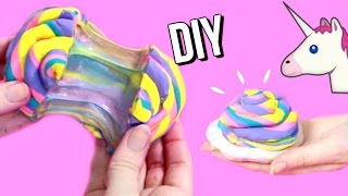 DIY LIQUID UNICORN POOP UNICORN POOP SLIME  Courtney Lundquist [upl. by Sila916]