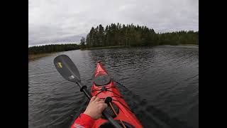 Kayman Raider  kayaking on Lake AlaKieluu Saimaa Finland [upl. by Ettesoj647]