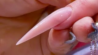 Perfectly Sculptured Acrylic Stiletto Nails  Naio Nails Tutorial [upl. by Katina]