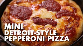 Mini Pepperoni Pizza  Detroit Style [upl. by Rocray]