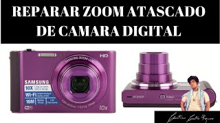 COMO REPARAR EL ZOOM ATASCADO DE UNA CAMARA DIGITAL [upl. by Ashelman60]