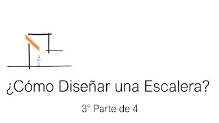 ¿Cómo Diseñar una ESCALERA Video 3 de 4 [upl. by Nydnarb]