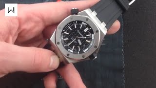 Audemars Piguet Royal Oak Offshore Diver 15703ST Luxury Watch Review [upl. by Diena]