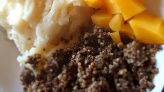 Haggis Recipe  The Classic Haggis Neeps and Tatties [upl. by Yenaffit]