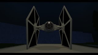 Roblox Gearworks TIE Fighter Build Showcase [upl. by Esiralc]