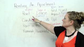 Vocabulary  Renting an Apartment [upl. by Hillell]